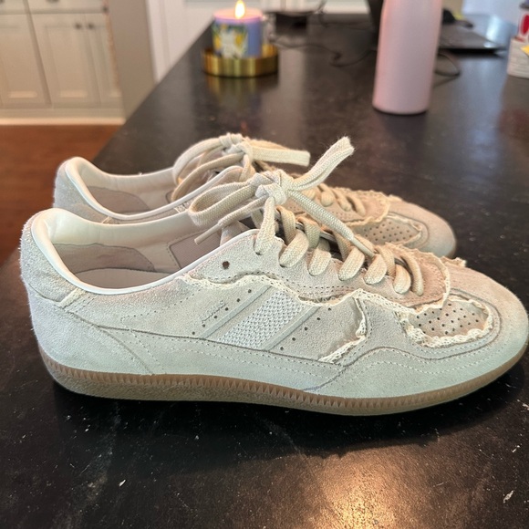 Aloha Tb. 490 Crochet Cream Leather Sneakers size 9 / 40 - Picture 6 of 8